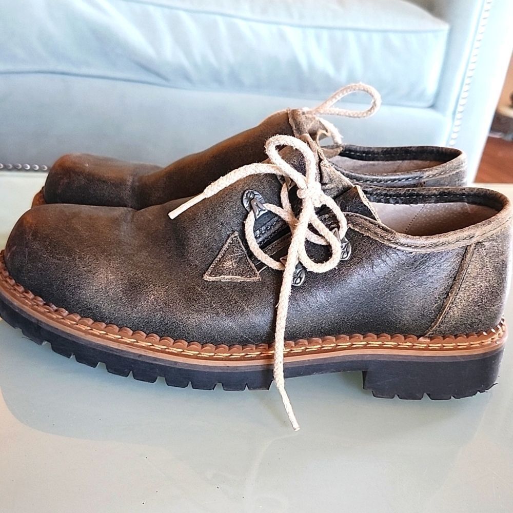 Stockerpoint Haferl Leather Alpine Euro Vibes Avant Boho Earthy Garde Sz 40 - Picture 4 of 12